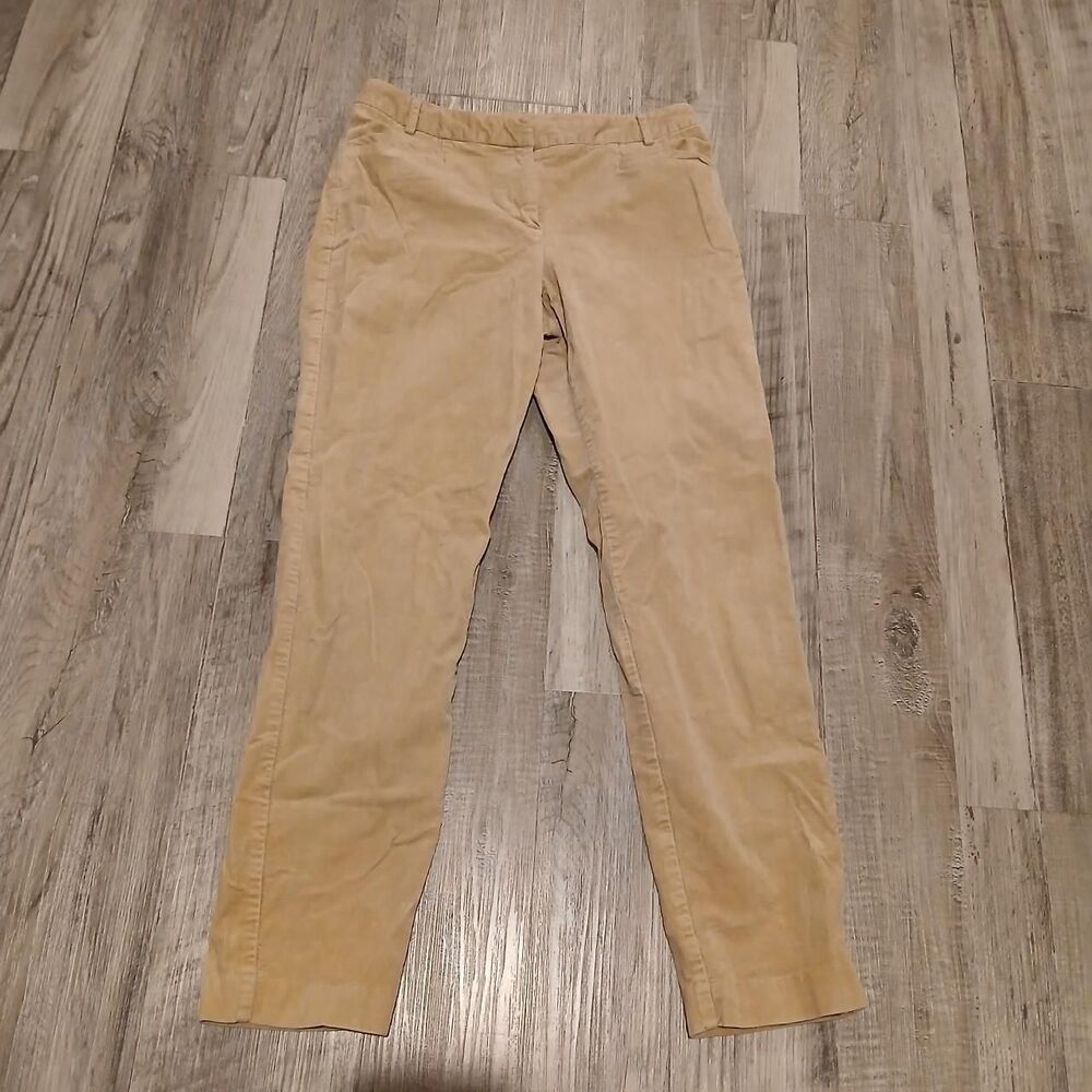 Pendleton Women's Tan and Khaki Corduroy Pants Trousers Size 6 Petite